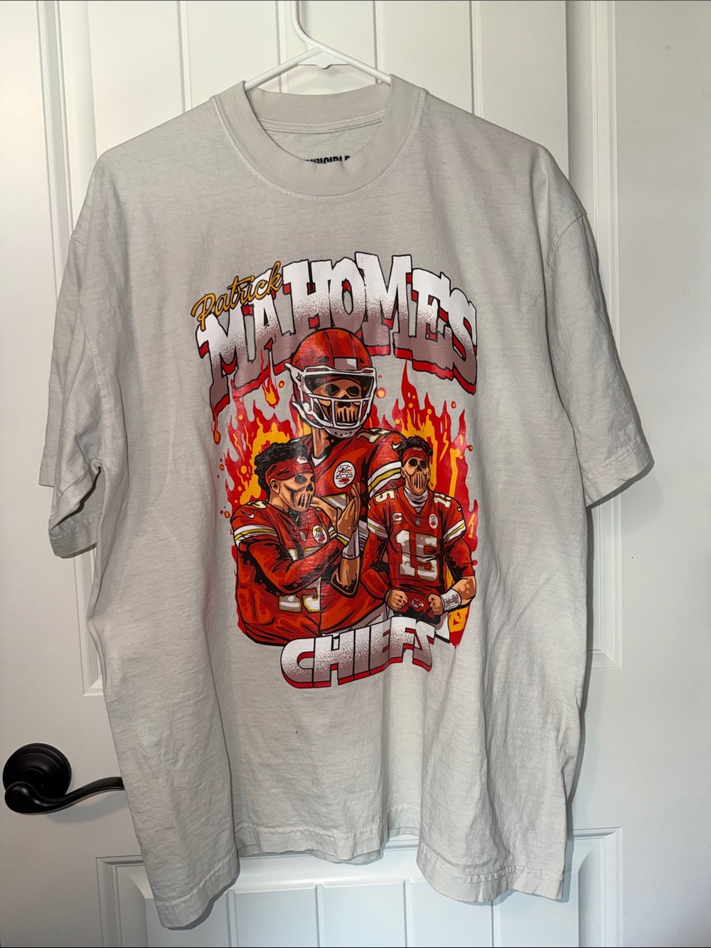 Patrick Mahomes Chiefs Graphic T-Shirt - Off-White